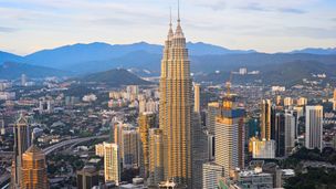 Illustrasjonsfoto. Sentrum av Kuala Lumpur, hovedstaden i Malaysia. 