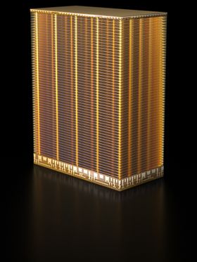Microns nye, NAND-baserte flashminnebrikke har 232 lag i tillegg til kontrollogikken nederst.