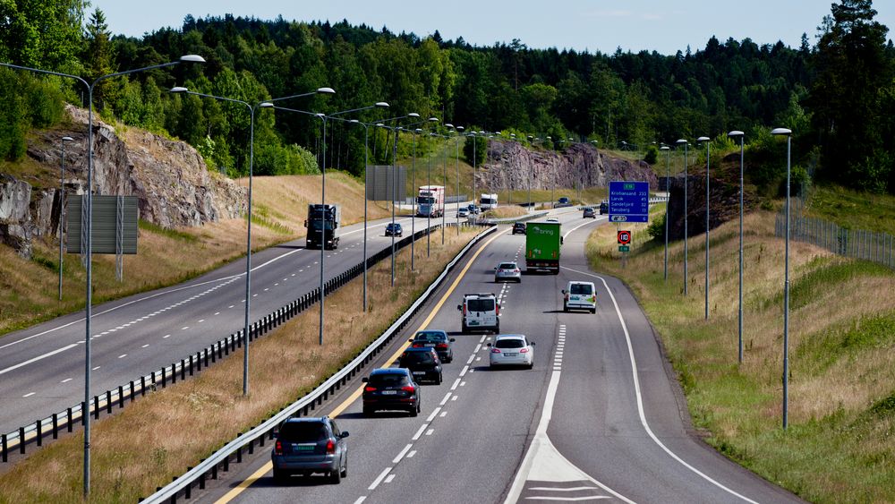 Strekningen Kopstad-Gulli på E18 i Vestfold er blant strekningene som har fått økt hastighet til 110 km/t. Ingen av dødsulykkene i trafikken i år har skjedd på firefelts veier med høy fartsgrense.