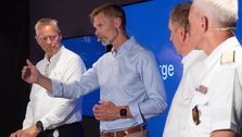 Pål Wien Espen, Øyvind Husby, Esten-Hoel, Nils-Stensønes i debatt under Arendalsuka 2022.