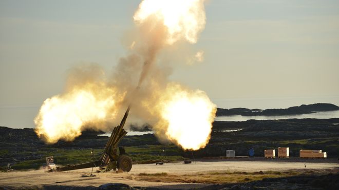 Testskyting på Andøya: – Et teknologisk gjennombrudd for artillerivåpen
