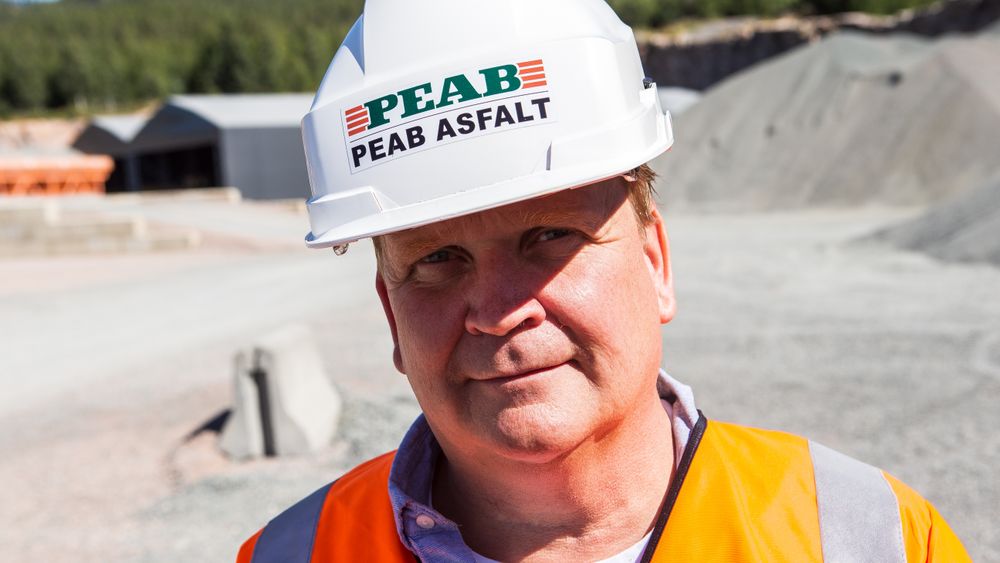 Direktør for Peab Asfalt og Swerock i Norge, Joar Caspersen.