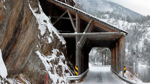 Fylkesveier i Telemark trenger ny skredsikring og nye tunnelportaler