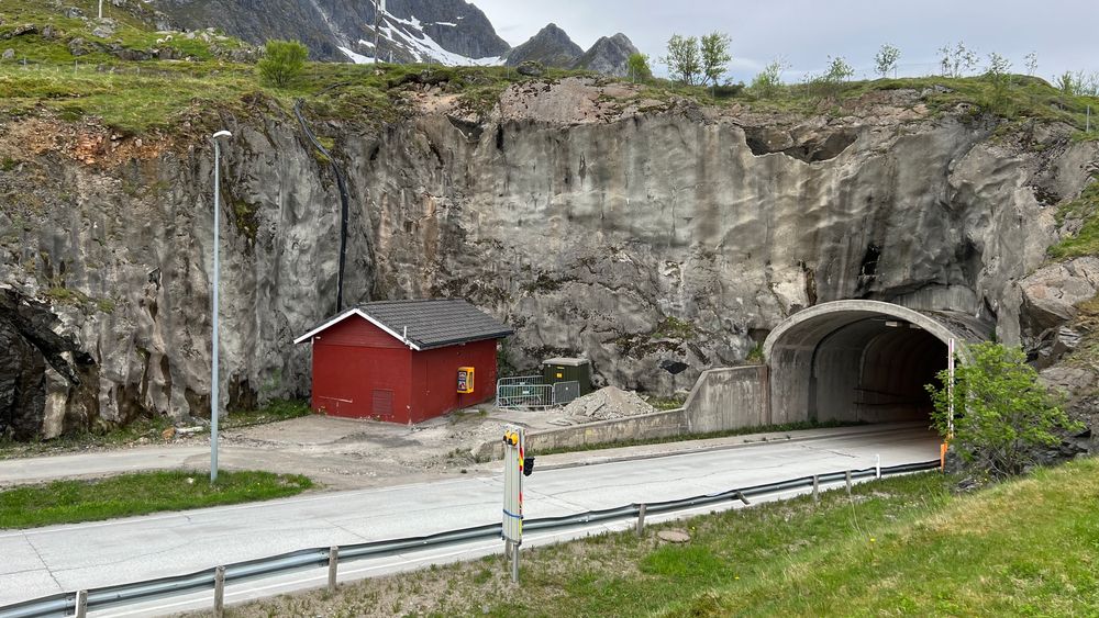  Tre leverandører kjemper om å få rehabilitere Nappstraumtunnelen på E10 i Lofoten