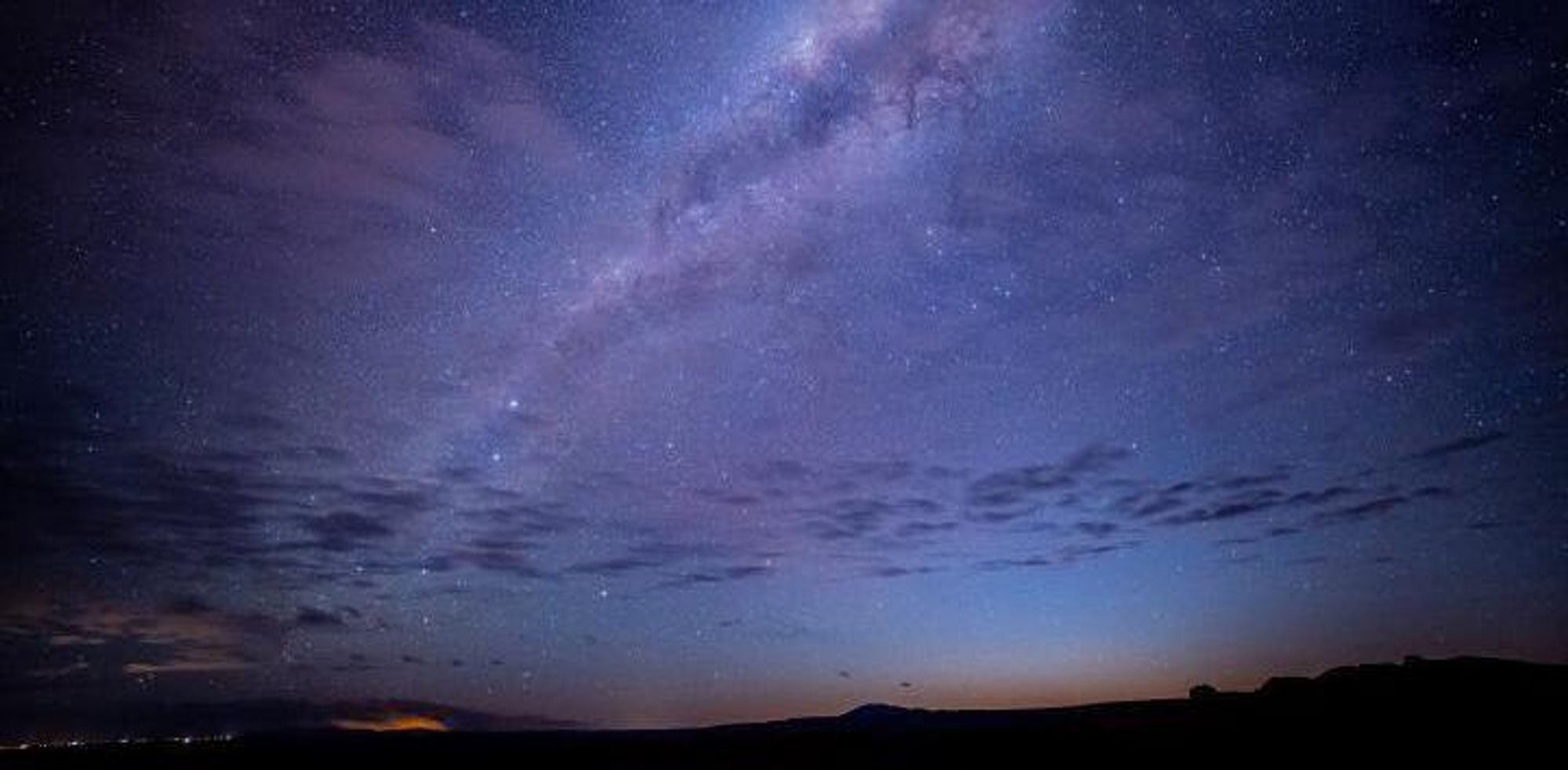 Nattehimmelen i Atacamaørkenen.
