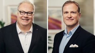 Administrerende direktør Bård Folke Fredriksen og advokat Lars Grøndal i NBBL.