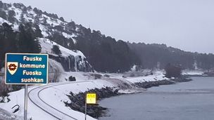 Riksveg 80 mellom Fauske og Bodø vil være stengt fram til torsdag
