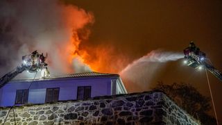 Festningen, brann, Oslo brann- og redningsetat, politiet, etterforskning, brannårsak, ventilasjonsanlegget, kullgrill