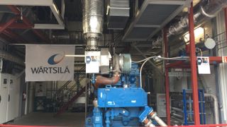 Wärtsilä Exhaust Treatment i Moss. Testhall for eksosrensing, scrubbere CO2-fangst og lagring. Åpnet 2018.
