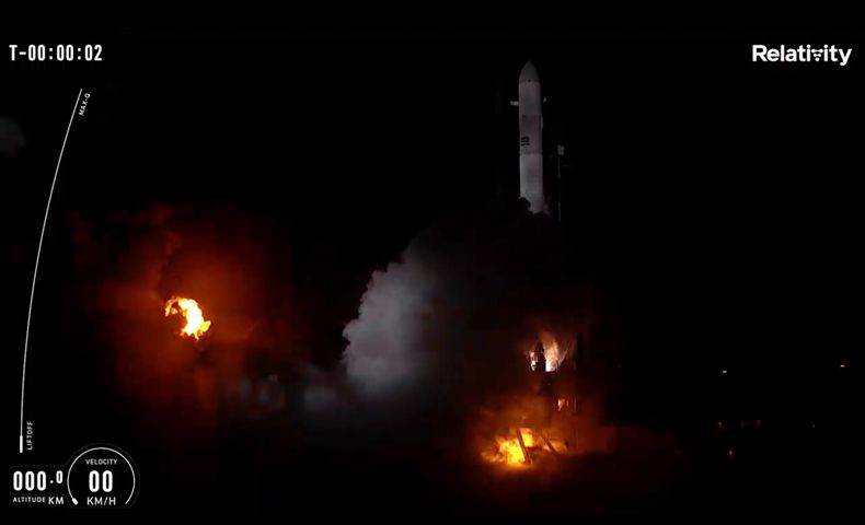 Terran 1-raketten ble skutt opp på et vellykket tredje forsøk.