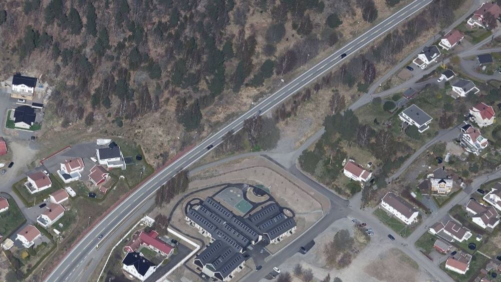 Her skal det bygges en ny rundkjøring der Fagertunveien skal komme inn på fylkesvei 420 ved Lillesand sentrum.
