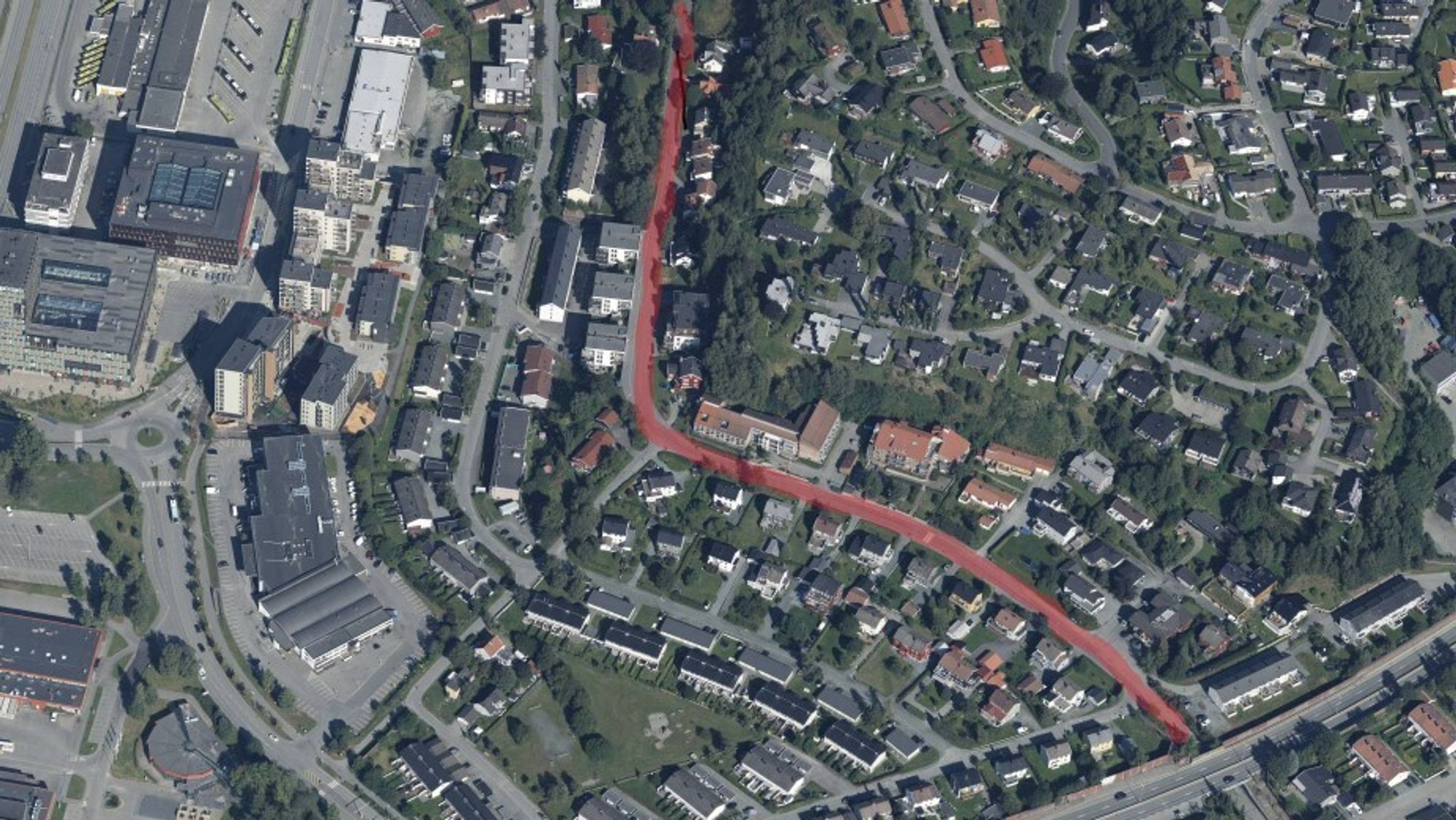 Prosjektyet skal skje langs Klæbuveien mellom Omkjøringsvegen og Øystein Møylas veg i Trondheim