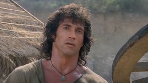 Deepfake av Arnold Schwarzenegger som Rambo i filmen Rambo III.