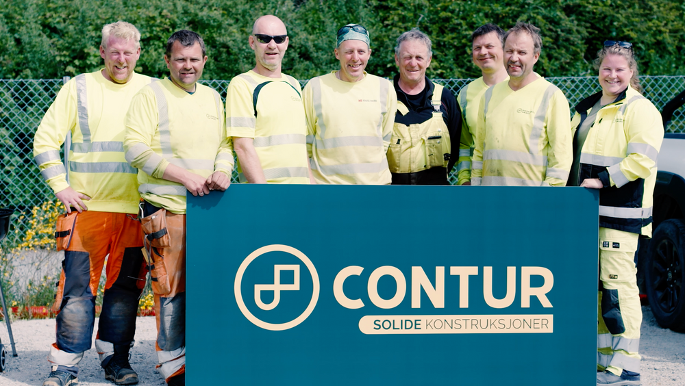 Entreprenørselskapet med det nye navnet Contur starter opp med 170 ansatte og en omsetning på nærmere en milliard kroner.