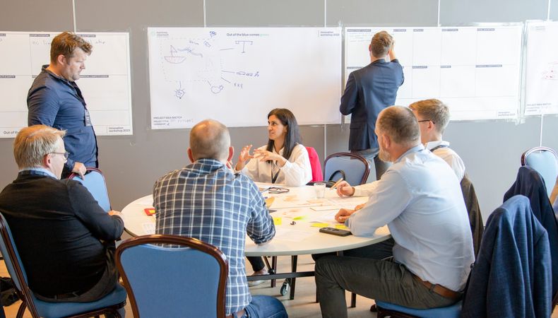 The commitment was impressive when Maritime Cleantech organized a two-day innovation workshop.  Four overarching themes were discussed in smaller working groups. 