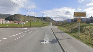 1,2 km fylkesvei sør for Bergen bygges om og får GS-vei