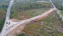 Fikk på plass midlertidig vei for E16 ved Hønefoss på en drøy uke