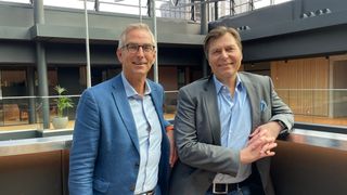Michael Jacobs er nordensjef for Crayon. Frank Kjærvoll (til høyre) leder Inmetas innsiktsavdeling i Oslo.